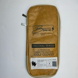 Bruce Bolt Original Series Golf Gloves Youth Medium Black 2 Pack Left Hand NWT